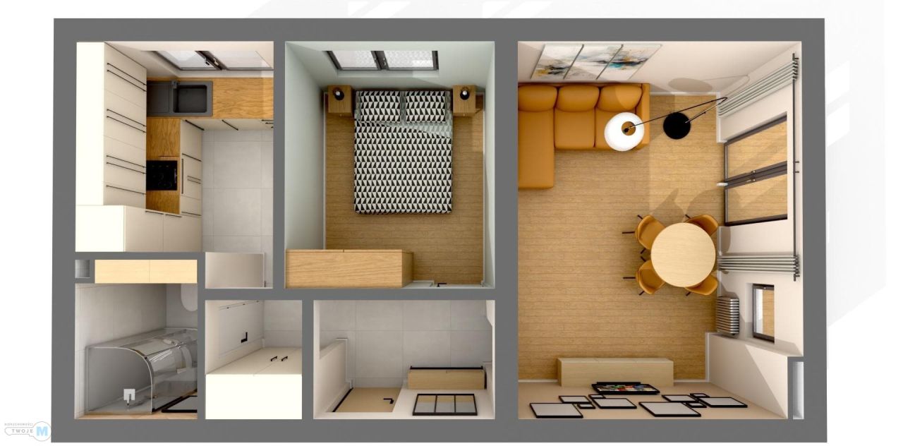 Mieszkanie 2-pokojowe Kielce Sady. Zdjęcie 4