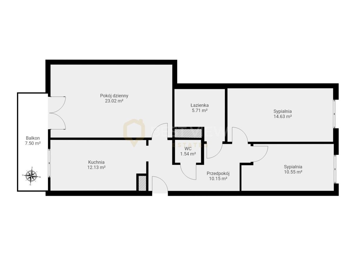 Mieszkanie 3-pokojowe Warszawa Bemowo, ul. Antoniego Kocjana. Zdjęcie 20