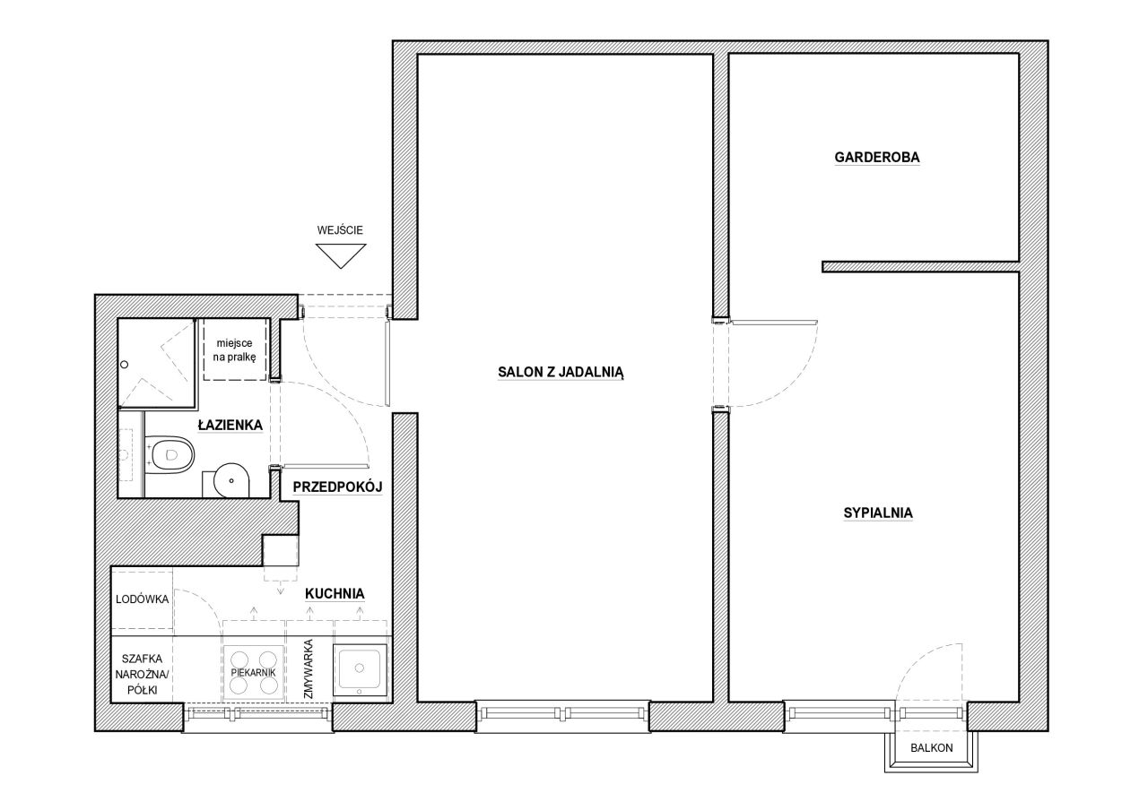 Mieszkanie 2-pokojowe Rydułtowy, ul. Krzyżkowicka. Zdjęcie 17