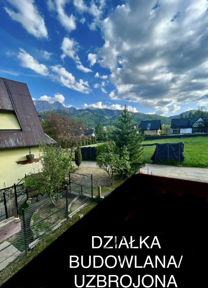 Działka budowlana Kościelisko Sobiczkowa, ul. Sobiczkowa Bór. Zdjęcie 3