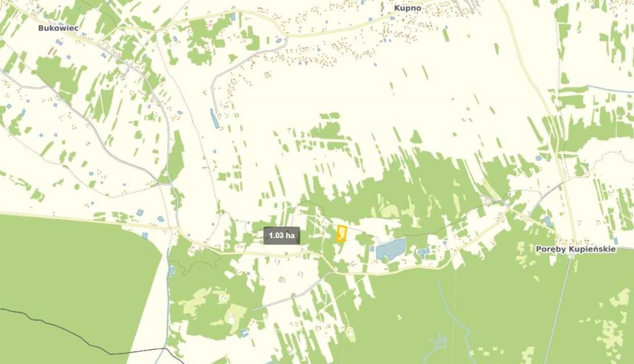 Działka rolna Poręby Kupieńskie. Zdjęcie 3