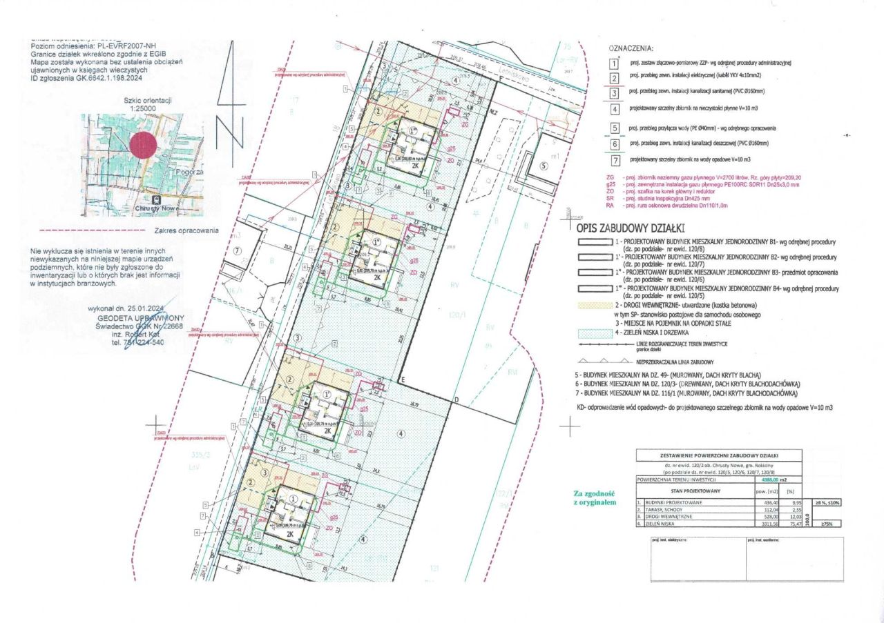 Działka budowlana Nowe Chrusty. Zdjęcie 3
