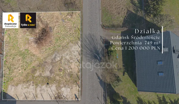 Działka budowlana Gdańsk Śródmieście, ul. Tadeusza Rejtana