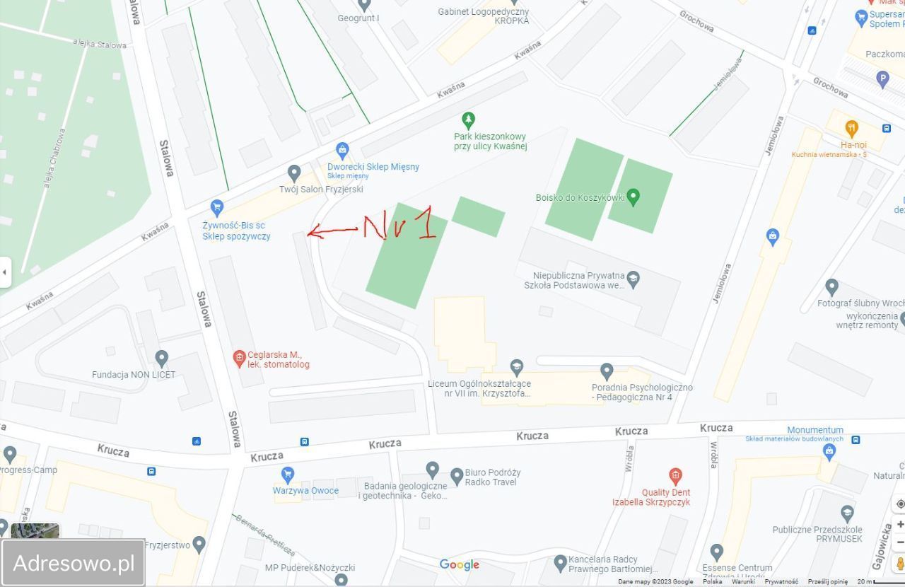 Garaż/miejsce parkingowe Wrocław Grabiszyn, ul. Krucza