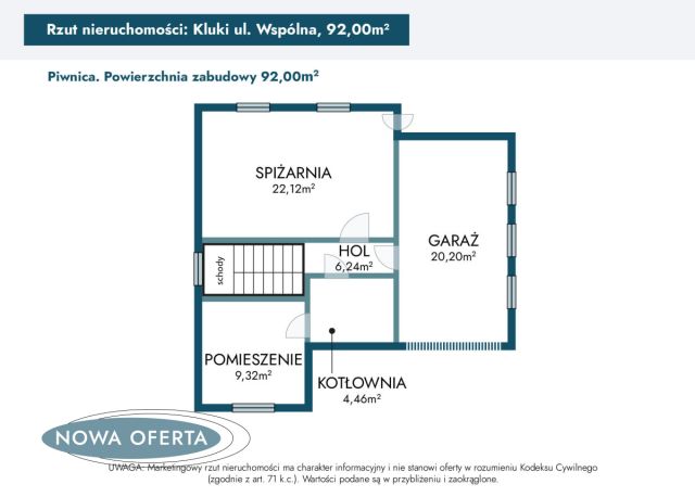 dom wolnostojący, 5 pokoi Kluki, ul. Wspólna. Zdjęcie 24