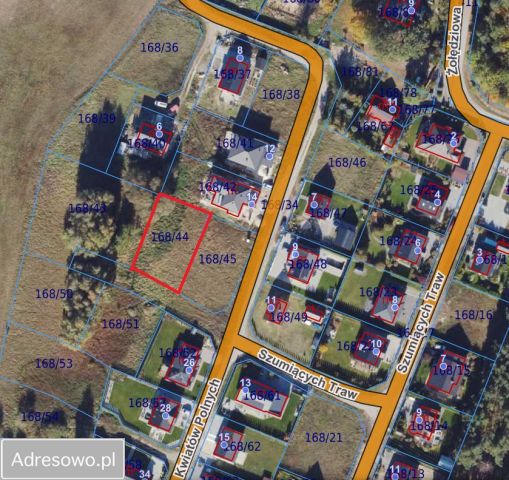 Działka budowlana Zielonka, ul. Kwiatów Polnych. Zdjęcie 1