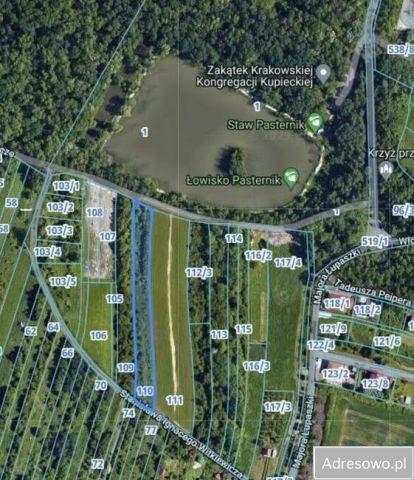 Działka inwestycyjna Kraków Bronowice Małe, ul. Stanisława Witkiewicza. Zdjęcie 1