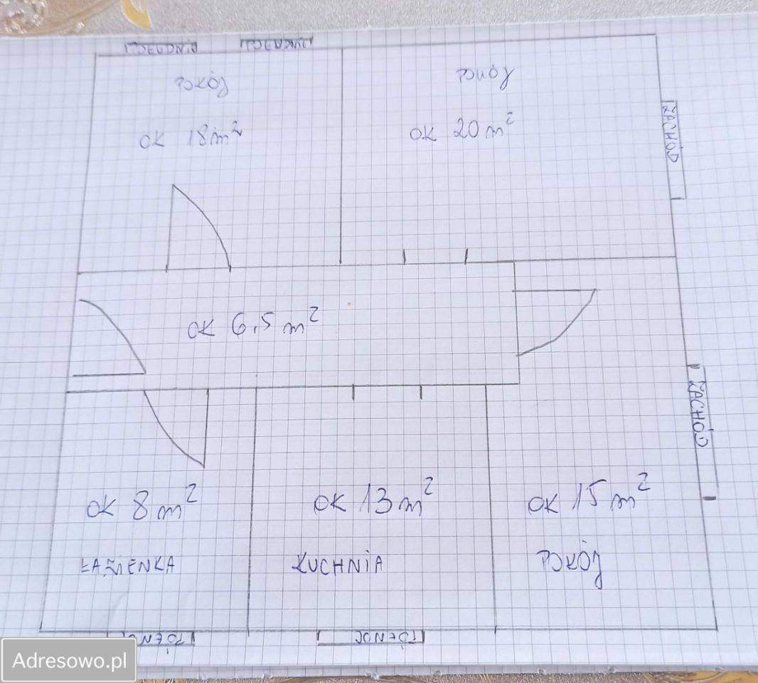 Mieszkanie 3-pokojowe Jasna Góra, ul. Sportowa. Zdjęcie 15