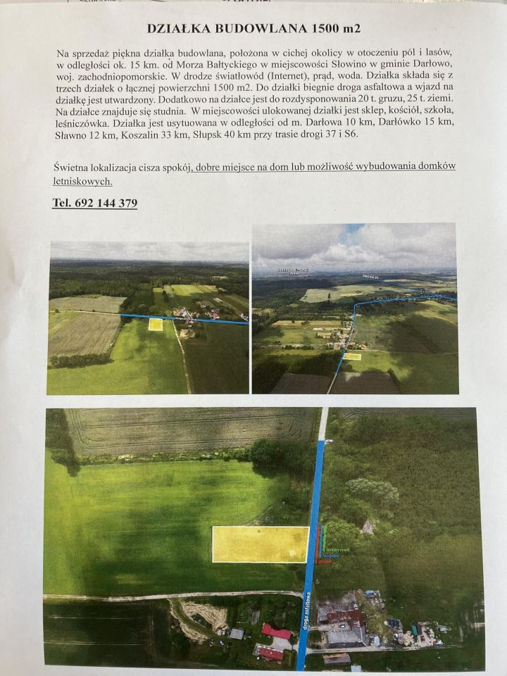 Działka budowlana Słowino. Zdjęcie 9