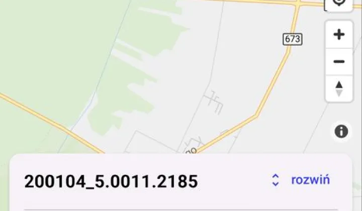 Działka leśna Lipsk