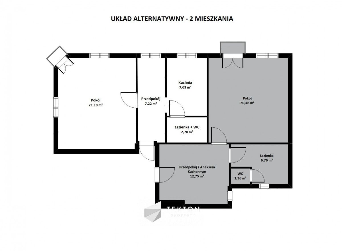 Mieszkanie 3-pokojowe Gdańsk Nowy Port, ul. Oliwska. Zdjęcie 18