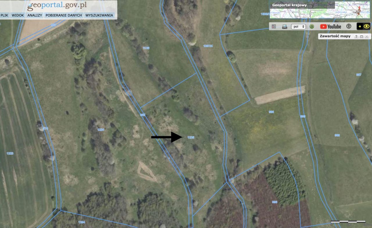 Działka rolna Jaszkowa Górna