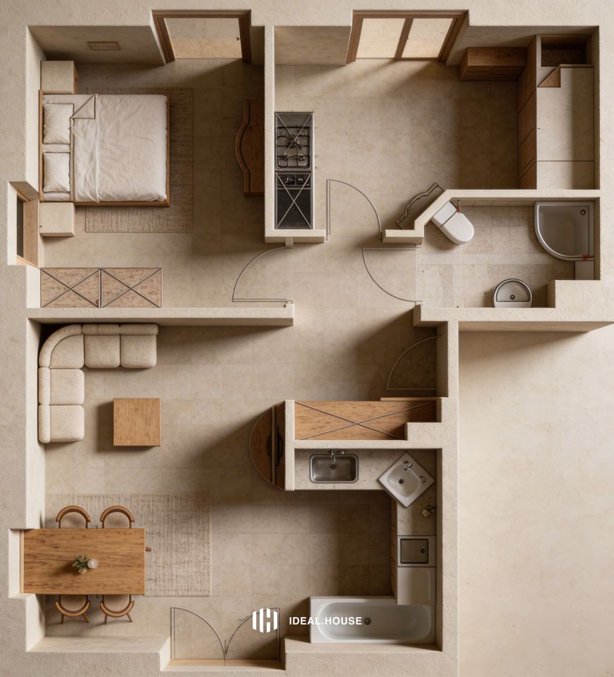 Mieszkanie 3-pokojowe Rybnik Smolna, ul. Poprzeczna. Zdjęcie 1