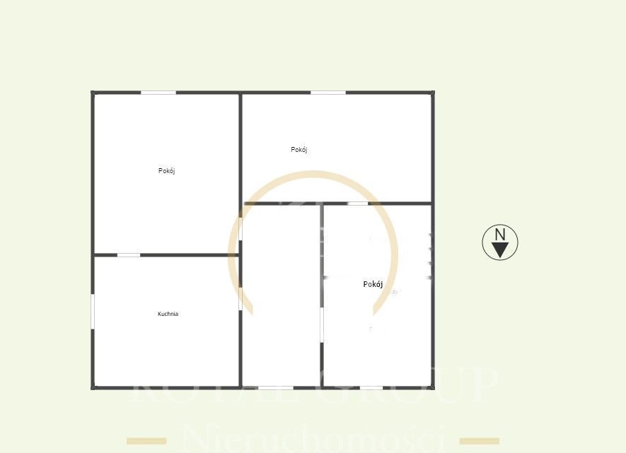 dom wolnostojący, 2 pokoje Rudno. Zdjęcie 9
