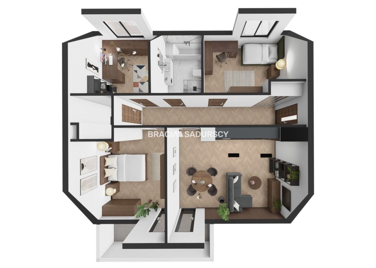Mieszkanie 4-pokojowe Wieliczka, ul. Kaczeńce. Zdjęcie 4