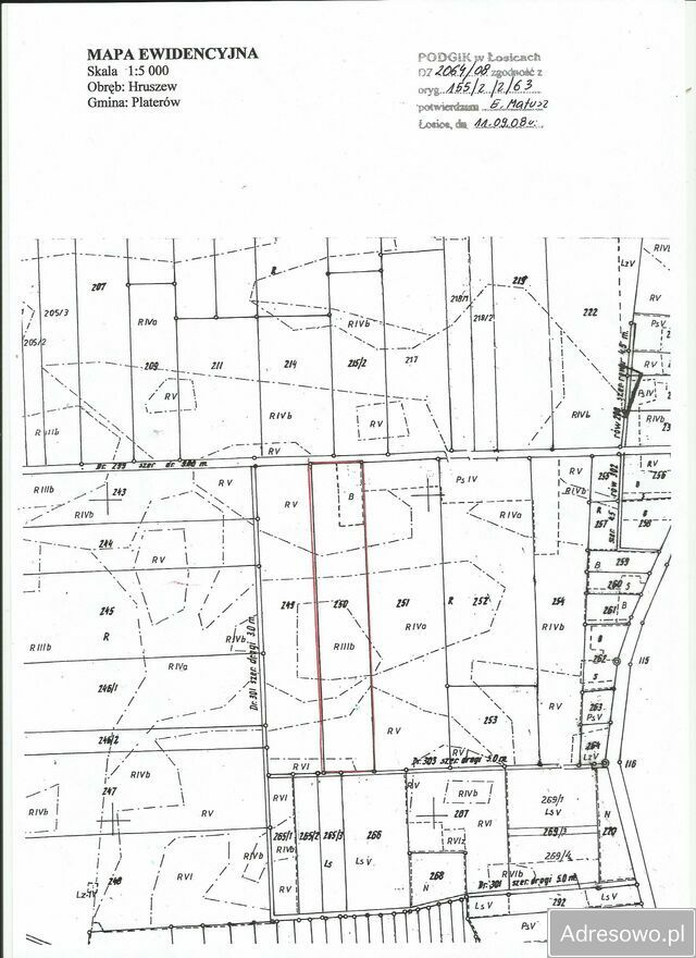 Działka siedliskowa Hruszew. Zdjęcie 4