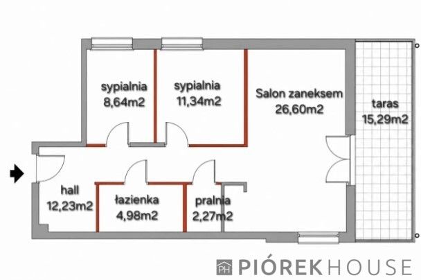 Mieszkanie 3-pokojowe Warszawa Białołęka, ul. Geodezyjna. Zdjęcie 15