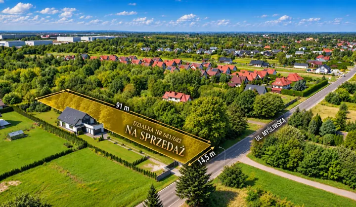 Działka budowlana Rzeszów, ul. Myśliwska