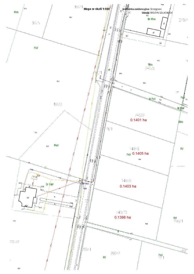 Działka budowlana Rydzyn Szlachecki. Zdjęcie 2