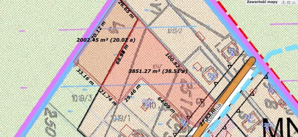 Działka budowlana Dąbrowa. Zdjęcie 3