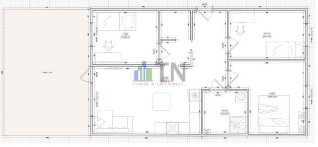 Mieszkanie 4-pokojowe Wrocław Psie Pole, ul. Gitarowa. Zdjęcie 2