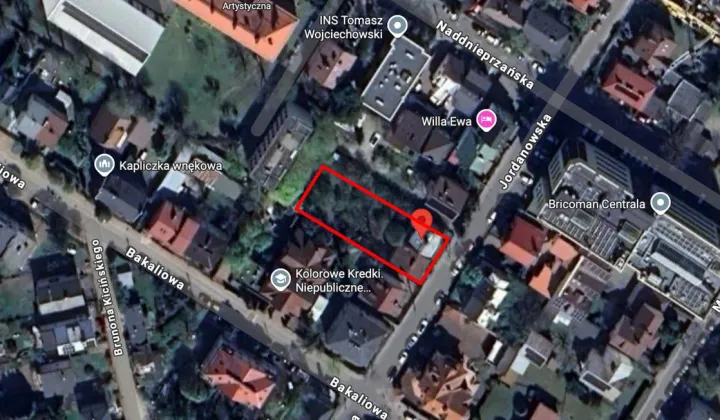 Działka inwestycyjna Warszawa Gocławek, ul. Jordanowska