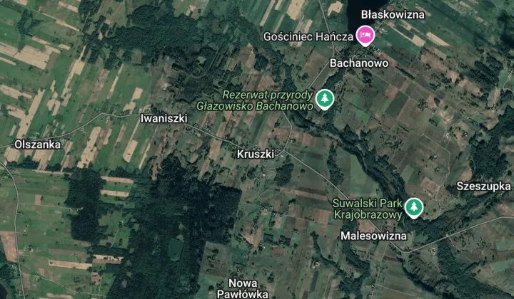 Działka budowlana Kruszki