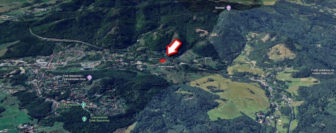 Działka rolno-budowlana Jedlina-Zdrój. Zdjęcie 5