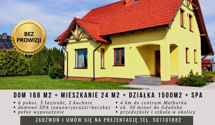 dom wolnostojący, 6 pokoi Nowa Wieś Malborska, ul. Platynowa