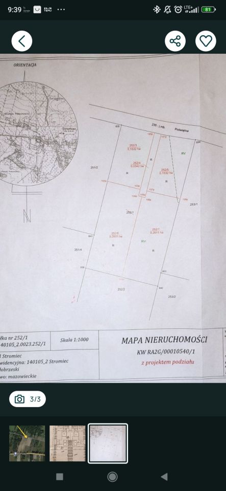 Działka budowlana Stromiec Stromiec Poduchowny, ul. Poświętna. Zdjęcie 3