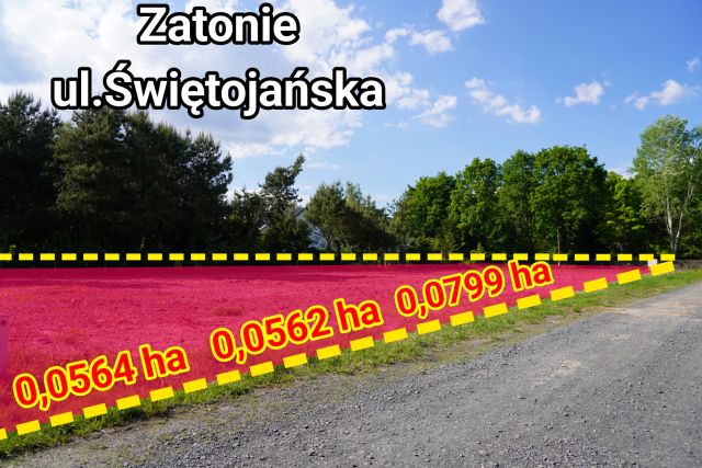 Działka budowlana Zielona Góra Zatonie, ul. Zatonie-Świętojańska. Zdjęcie 22