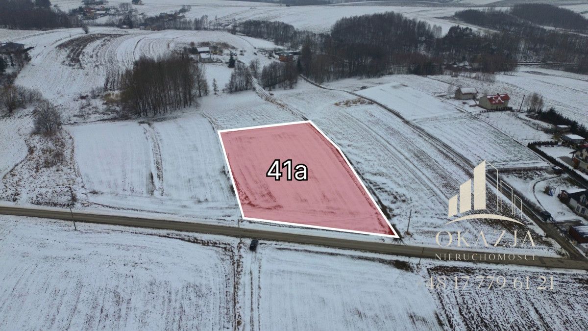 Działka inwestycyjna Niechobrz. Zdjęcie 1