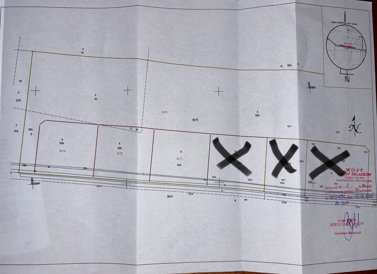 Działka budowlana Żelazków