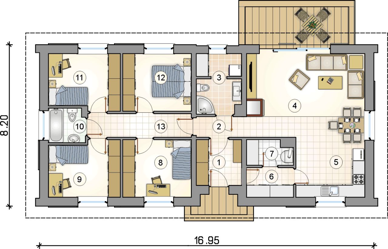 dom wolnostojący, 5 pokoi Skowarcz, ul. Kminkowa. Zdjęcie 2