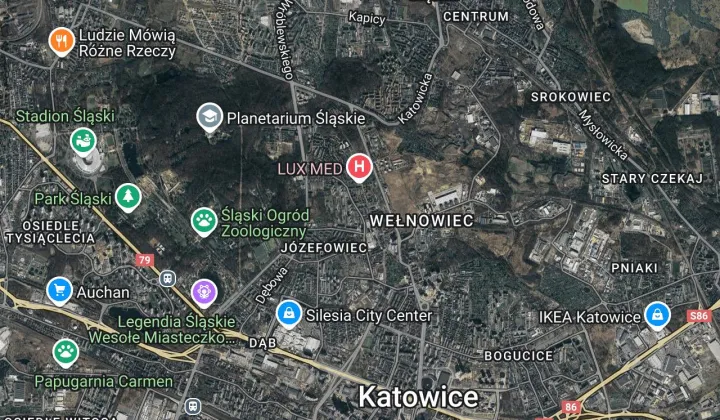 Działka inwestycyjna Katowice Wełnowiec, ul. Józefowska