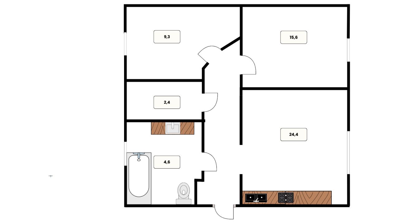 Mieszkanie 3-pokojowe Lębork, ul. Mieczysława Stryjewskiego. Zdjęcie 23