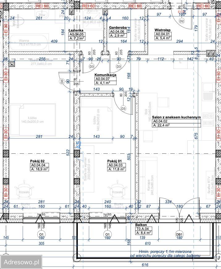 Mieszkanie 3-pokojowe Płock Podolszyce, ul. Czerwonych Kosynierów. Zdjęcie 5