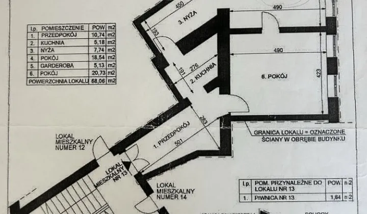 Mieszkanie 2-pokojowe Wrocław Stare Miasto, ul. Ludwika Rydygiera