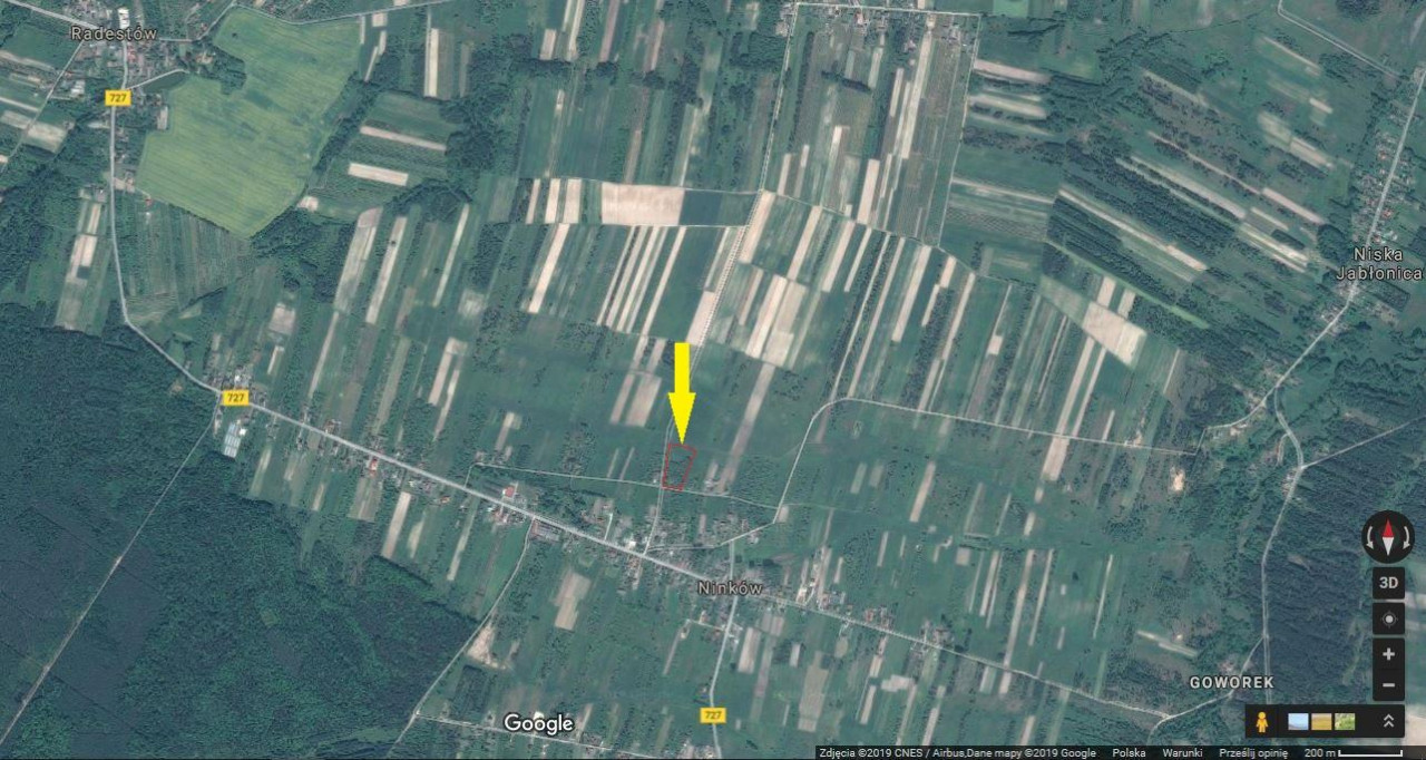 Działka rolno-budowlana Ninków. Zdjęcie 2