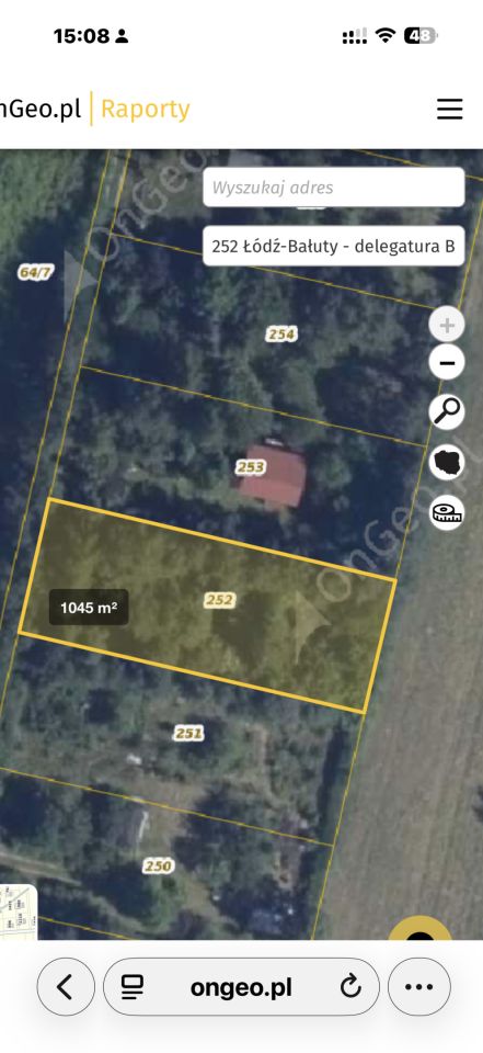 Działka rolna Łódź Łagiewniki, ul. Żółwiowa. Zdjęcie 6