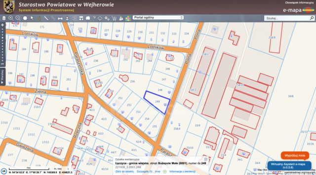 Działka inwestycyjna Bożepole Małe, ul. Polna. Zdjęcie 3