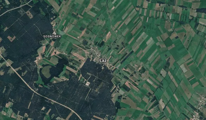 Działka rolna Łaz