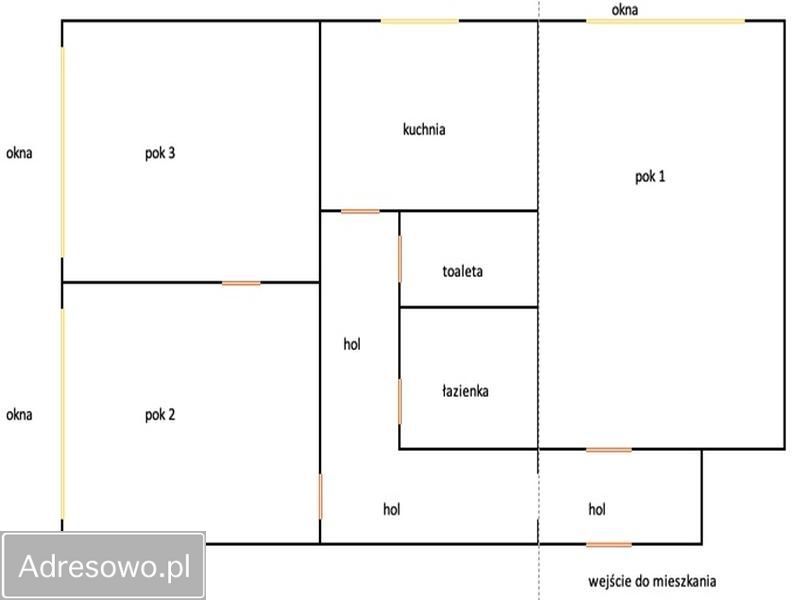 Mieszkanie 3-pokojowe Tychy, ul. Estetyczna. Zdjęcie 2