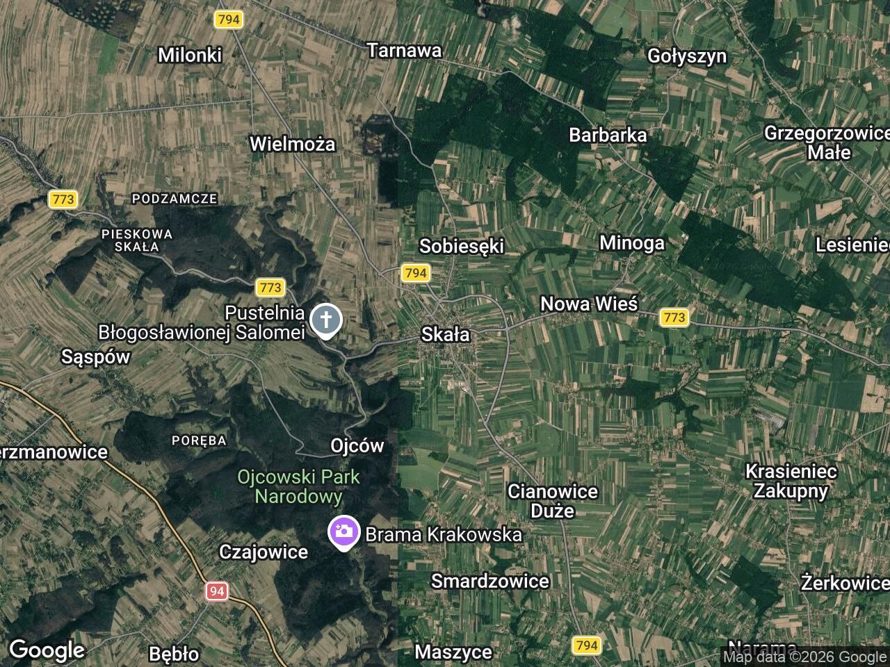 Działka rolno-budowlana Skała, ul. Marianów. Zdjęcie 1