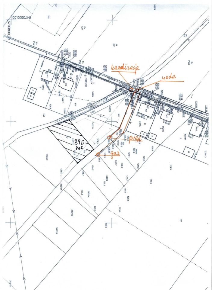 Działka budowlana Sośnie, ul. Łąkowa. Zdjęcie 2