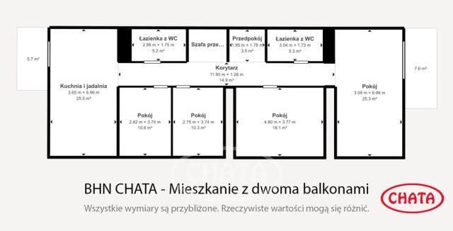Mieszkanie 5-pokojowe Wrocław Krzyki, ul. Przystankowa. Zdjęcie 17