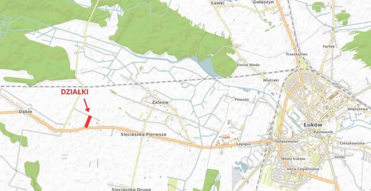 Działka budowlana Dąbie, ul. Brzozowa. Zdjęcie 2