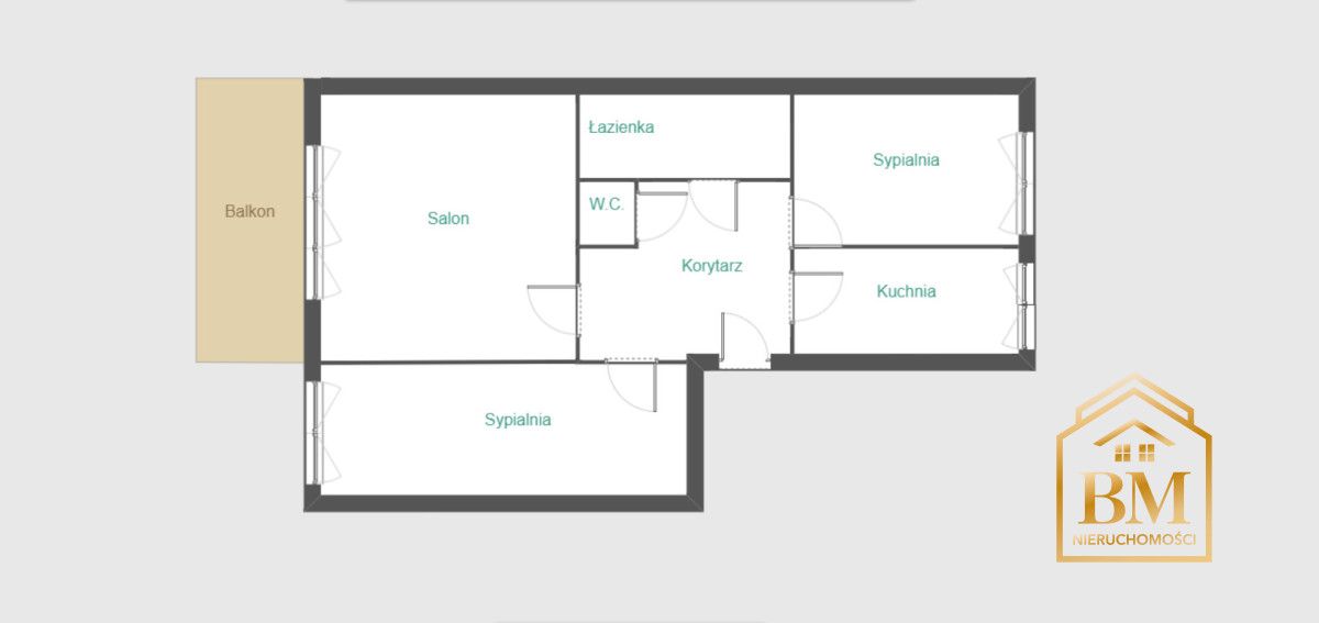 Mieszkanie 3-pokojowe Lublin Czechów. Zdjęcie 11