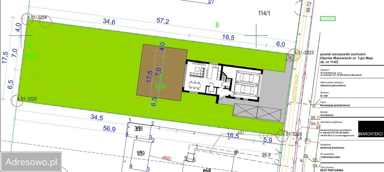 Działka budowlana Ożarów Mazowiecki. Zdjęcie 2