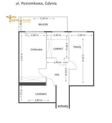 Mieszkanie 4-pokojowe Gdynia Dąbrowa, ul. Poziomkowa. Zdjęcie 18